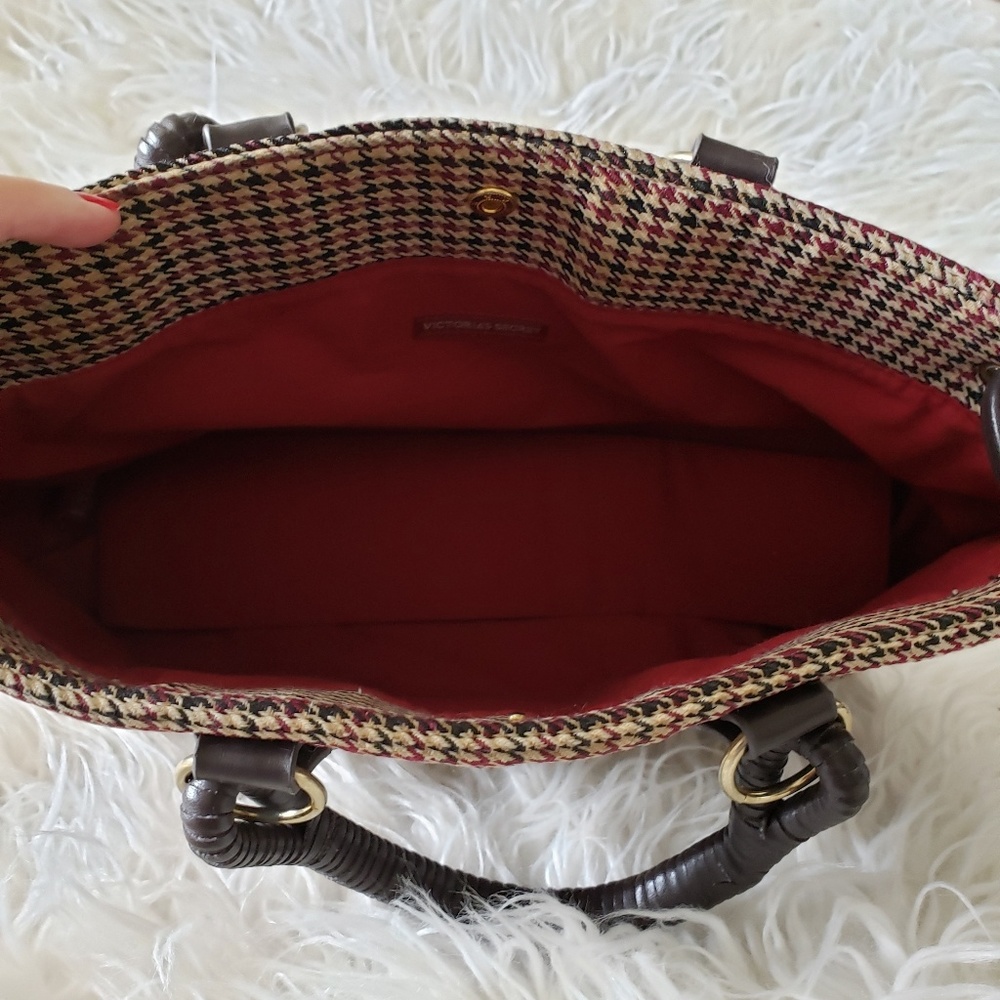 Victoria Secret brown and dark red purse - Picture 3 of 4